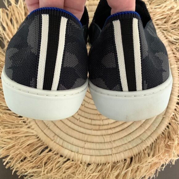 ROTHY’S The Original Slip On Sneakers Gray Camo Size 12 - Picture 7 of 16